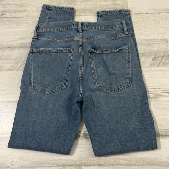 AGOLDE Distressed Knee Skinny Jeans Size 26 - Picture 4 of 11